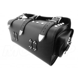 KUFER SKÓRZANY TYLNY TYŁ 30L Z KIESZONKAMI YAMAHA XV 250 VIRAGO XVS 250 DRAG STAR