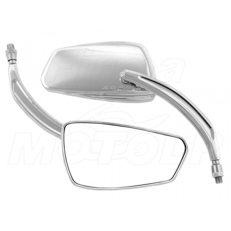 LUSTRA LUSTERKA CHROM METAL YAMAHA XVS 125 250 DRAG STAR HOMOLOGACJA E9