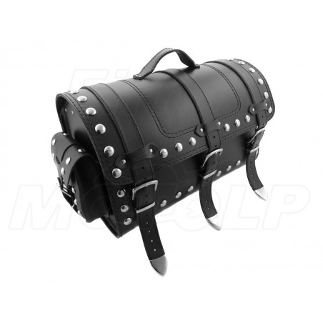 KUFER SKÓRZANY TYLNY TYŁ 30L Z KIESZONKAMI KAWASAKI EL BN 125 250 ELIMINATOR