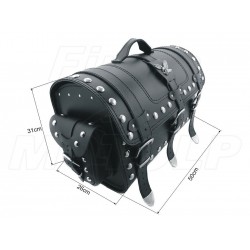 KUFER SKÓRZANY TYLNY TYŁ 30L Z KIESZONKAMI KAWASAKI EL BN 125 250 ELIMINATOR