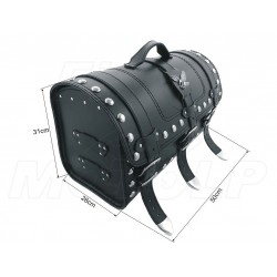 KUFER SKÓRZANY TYLNY TYŁ 30L Z ORZEŁKIEM YAMAHA XV 125 VIRAGO XVS 125 DRAG STAR