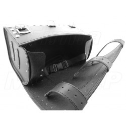 KUFER SKÓRZANY TYLNY TYŁ 30L Z ORZEŁKIEM YAMAHA XV 125 VIRAGO XVS 125 DRAG STAR