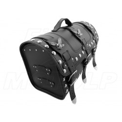 KUFER SKÓRZANY TYLNY TYŁ 30L Z ORZEŁKAMI YAMAHA XV 125 VIRAGO XVS 125 DRAG STAR