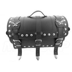 KUFER SKÓRZANY TYLNY TYŁ 30L Z KIESZONKAMI YAMAHA XV 250 VIRAGO XVS 250 DRAG STAR