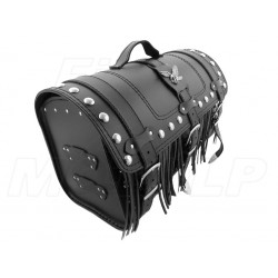 KUFER SKÓRZANY TYLNY TYŁ 30L Z ORZEŁKIEM YAMAHA XV 250 VIRAGO XVS 250 DRAG STAR