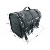 KUFER SKÓRZANY TYLNY TYŁ 30L Z ORZEŁKAMI YAMAHA XV 125 VIRAGO XVS 125 DRAG STAR