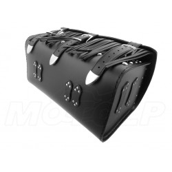 KUFER SKÓRZANY TYLNY TYŁ 30L Z ORZEŁKAMI YAMAHA XV 125 VIRAGO XVS 125 DRAG STAR
