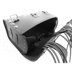 KUFER SKÓRZANY TYLNY TYŁ 30L Z ORZEŁKAMI YAMAHA XV 125 VIRAGO XVS 125 DRAG STAR