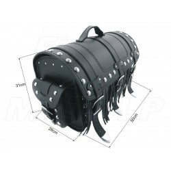 KUFER SKÓRZANY TYLNY TYŁ 30L Z KIESZONKAMI YAMAHA XV 125 VIRAGO XVS 125 DRAG STAR