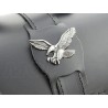KUFER SKÓRZANY TYLNY TYŁ 30L Z KIESZONKAMI YAMAHA XV 250 VIRAGO XVS 250 DRAG STAR