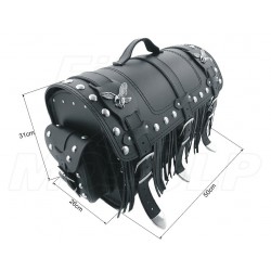 KUFER SKÓRZANY TYLNY TYŁ 30L Z KIESZONKAMI YAMAHA XV 125 VIRAGO XVS 125 DRAG STAR