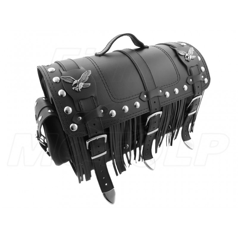 KUFER SKÓRZANY TYLNY TYŁ 30L Z KIESZONKAMI YAMAHA XV 125 VIRAGO XVS 125 DRAG STAR