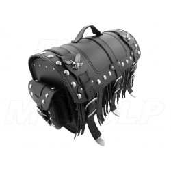 KUFER SKÓRZANY TYLNY TYŁ 30L Z KIESZONKAMI YAMAHA XV 125 VIRAGO XVS 125 DRAG STAR