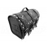 KUFER SKÓRZANY TYLNY TYŁ 30L Z ORZEŁKAMI CHOPPER DRAG CRUISER KLASYK