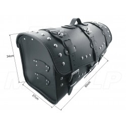 KUFER SKÓRZANY TYLNY Z ORZEŁKAMI 48L 60CM HONDA CMX VT SHADOW C2 C4 C5 VTX