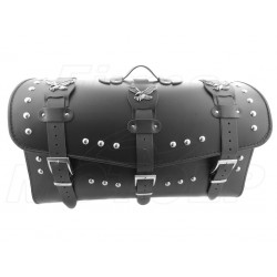 KUFER SKÓRZANY TYLNY Z ORZEŁKAMI 48L 60CM HONDA CMX VT SHADOW C2 C4 C5 VTX