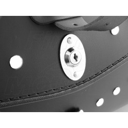 KUFER SKÓRZANY TYLNY Z ORZEŁKIEM 48L 60CM KAWASAKI EL BN EN VN VULCAN NOMAD