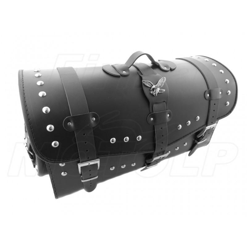 KUFER SKÓRZANY TYLNY 48L 60CM Z KIESZENIAMI YAMAHA XV VIRAGO XVS DRAG STAR XVZ V-STAR