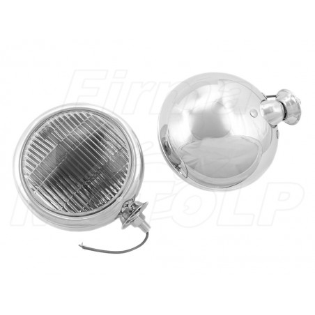 REFLEKTORY LIGHTBARY LAMPY PRZÓD 4,5 CALA CHROM HOMOLOGACJA E4