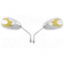 LUSTRA LUSTERKA CHROM METAL SUZUKI GZ 125 MARAUDER VL 125 INTRUDER