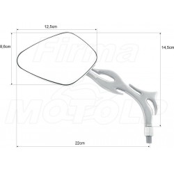 LUSTRA LUSTERKA CHROM METAL KAWASAKI VN 1500 1600 1700 2000 VULCAN