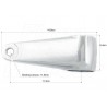 UNIWERSALNE UCHWYTY MOCOWANIA REFLEKTORA PRZEDNIEJ LAMPY LAMPA 34MM - 41,5MM
