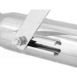 TŁUMIK RURA WYDECHOWA CHROM - CHOPPER DRAG KLASYK