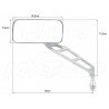 LUSTRA LUSTERKA CHROM METAL SUZUKI M1500 M90 800 1500 1600 INTRUDER