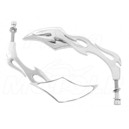 LUSTRA LUSTERKA METAL HARLEY DAVIDSON HD CHROM 8MM