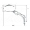 LUSTRA LUSTERKA CHROM METAL SUZUKI M1500 M90 800 1500 1600 INTRUDER