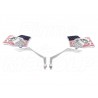LUSTRA LUSTERKA CHROM METAL KAWASAKI EN 500 VN 500 800 900 VULCAN