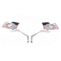 LUSTRA LUSTERKA CHROM METAL SUZUKI M1500 M90 800 1500 1600 INTRUDER