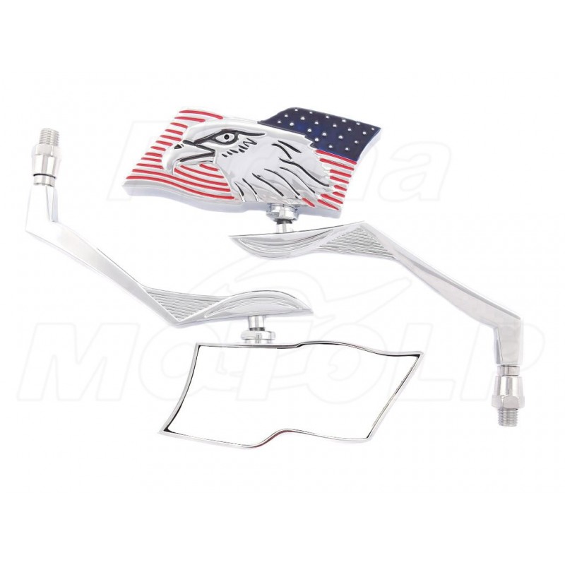 LUSTRA LUSTERKA CHROM METAL SUZUKI M1500 M90 800 1500 1600 INTRUDER