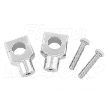MOCOWANIA UCHWYTY RISERY KIEROWNICY 25,4MM CHROM METAL