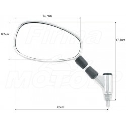 LUSTRA LUSTERKA CHROM YAMAHA XVS 950 1300 MIDNIGHT STAR HOMOLOGACJA E11