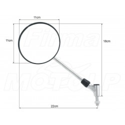 LUSTRA LUSTERKA CHROM HONDA VT 600 750 1100 SHADOW C2 C3 C4 C5 HOMOLOGACJA E9
