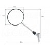 LUSTRA LUSTERKA CHROM HONDA CMX 125 REBEL VT 125 SHADOW HOMOLOGACJA E9