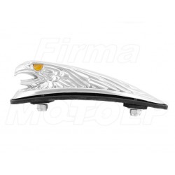 CHROMOWANY ORNAMENT ORZEŁ NA BŁOTNIK - CHOPPER DRAG CRUISER KLASYK