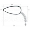 LUSTRA LUSTERKA CHROM HONDA VT 600 750 1100 SHADOW C2 C3 C4 C5