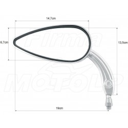 LUSTRA LUSTERKA CHROM YAMAHA V-STAR 650 1100 XVZ 1300 ROYAL STAR