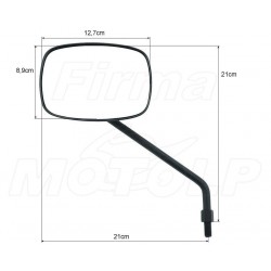 LUSTRA LUSTERKA CZARNY MAT YAMAHA V-STAR 650 1100 XVZ 1300 ROYAL STAR HOMOLOGACJA E11