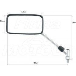 LUSTRA LUSTERKA CHROM HYOSUNG GV 125 250 GV125 GV250 HOMOLOGACJA E9