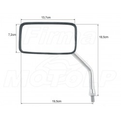 LUSTRA LUSTERKA CHROM HONDA CMX 125 REBEL VT 125 SHADOW HOMOLOGACJA E9