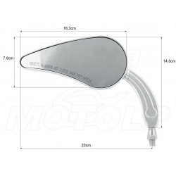 LUSTRA LUSTERKA CHROM YAMAHA XVS 650 1100 DRAG STAR