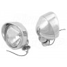 REFLEKTORY LIGHTBARY LAMPY PRZÓD 4 CALE CHROM METAL HOMOLOGACJA E9