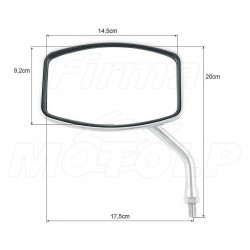 LUSTRA LUSTERKA CHROM HONDA VT 600 750 1100 SHADOW C2 C3 C4 C5 HOMOLOGACJA E9