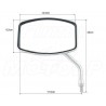 LUSTRA LUSTERKA CHROM KAWASAKI VN 1500 1600 1700 2000 VULCAN HOMOLOGACJA E9