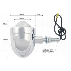 MIGACZE KIERUNKOWSKAZY KIERUNKI UNIWERSALNE CHROMOWANE METALOWE