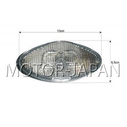 KLOSZ TYLNEJ LAMPY TYL CZACHA BIALY OWALNY