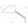 LUSTRA LUSTERKA CHROM HONDA VTX 1300 VTX 1800 VT 1300 CX FURY
